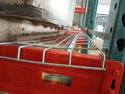 Pallet Rack Inspection Finding: Skid Supports To Short